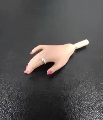 LX578 Handmade Crystal Diamond Doll Jewelry Set – Toy Rings & Fashion Accessories for 1/6 30cm Dolls (15 Days Production Time)