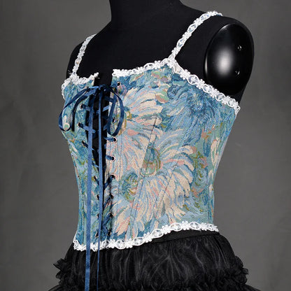 Sexy Lolita Underbust Corset – Slimming Bandage Bustier Top for Women Lingerie & Elegant Streetwear