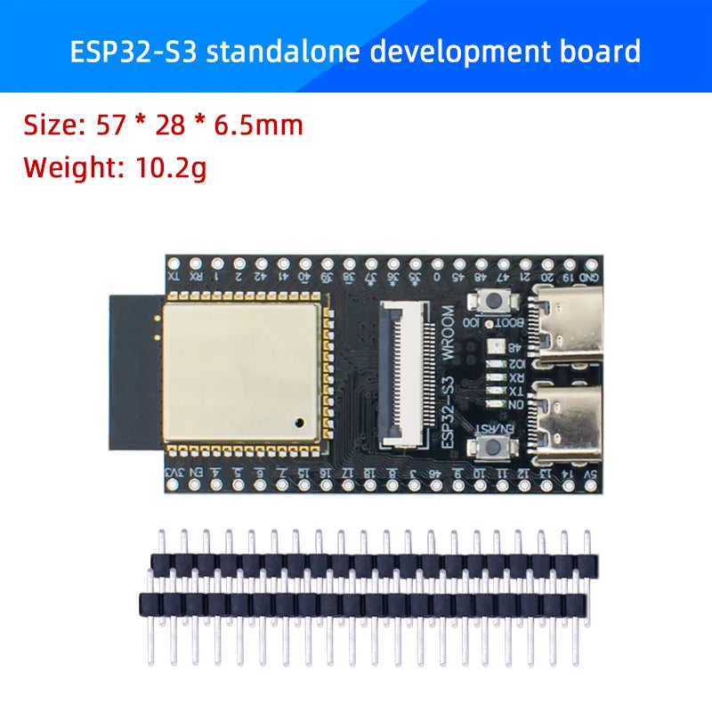 WAVGAT ESP32-S3 WROOM N16R8 CAM Board - OV2640/OV5640/OV3660 Camera WiFi Bluetooth Wireless Development Module