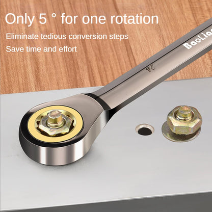 Adjustable Torque Universal Torx Wrench - 8-22mm Ratchet Spanner for Bicycle, Motorcycle, Car Repair Tools
