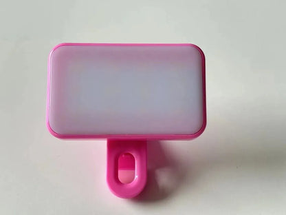 Portable Mini Selfie Fill Light - Rechargeable 3-Mode Clip-On LED Light for Phone & Computer