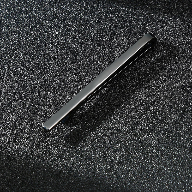 Men’s Fashion Tie Clip Pin - Metal Necktie Bar for Business, Wedding & Party Suit Accessories Gift