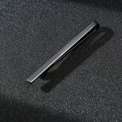 Men’s Fashion Tie Clip Pin - Metal Necktie Bar for Business, Wedding & Party Suit Accessories Gift