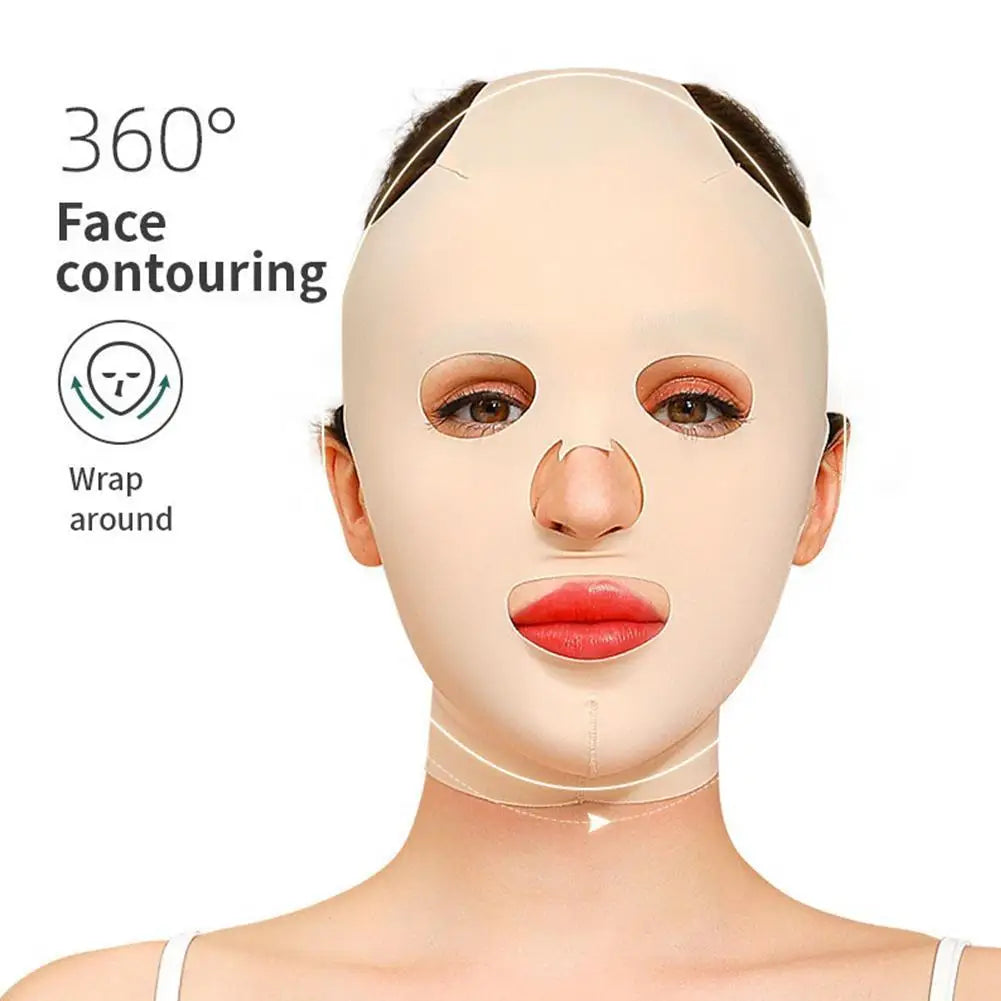 Full Face Lift Sleeping Belt - Reusable Chin, Cheek & Facial Shaping Strap