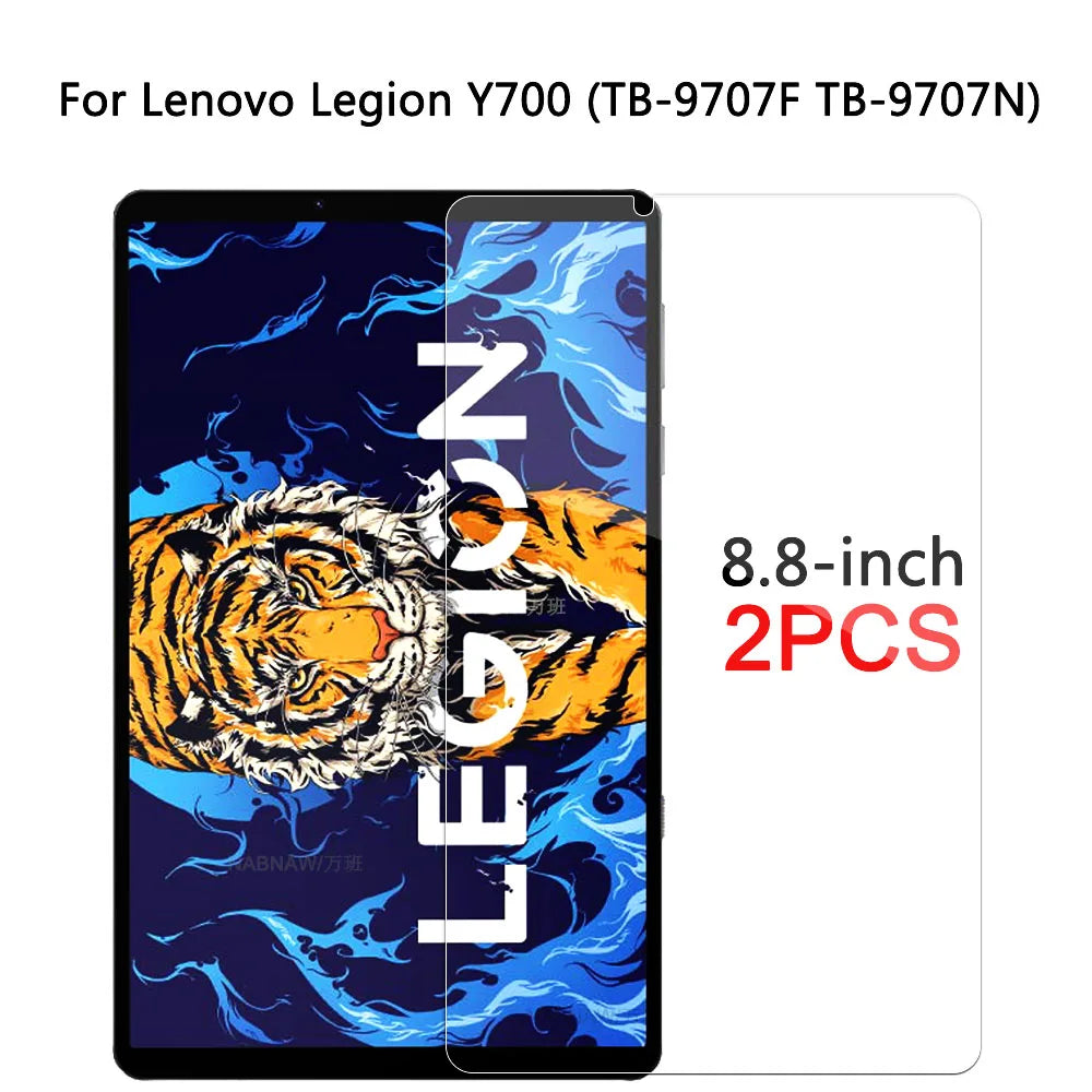 2PCS Tempered Glass Screen Protector for Lenovo Tab P11 Gen 2, M10 FHD Plus, M9, M8, M7, Legion Y700, Xiaoxin Pad 2024, YOGA 11