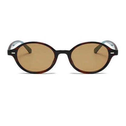 Retro Oval Rivet Sunglasses for Women & Men – UV400 Vintage Fashion Eyewear