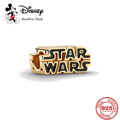 New 925 Sterling Silver Mickey Minnie Vinnie Charm – Beaded Fit for Original Pendant Bracelet, DIY Ladies Jewelry