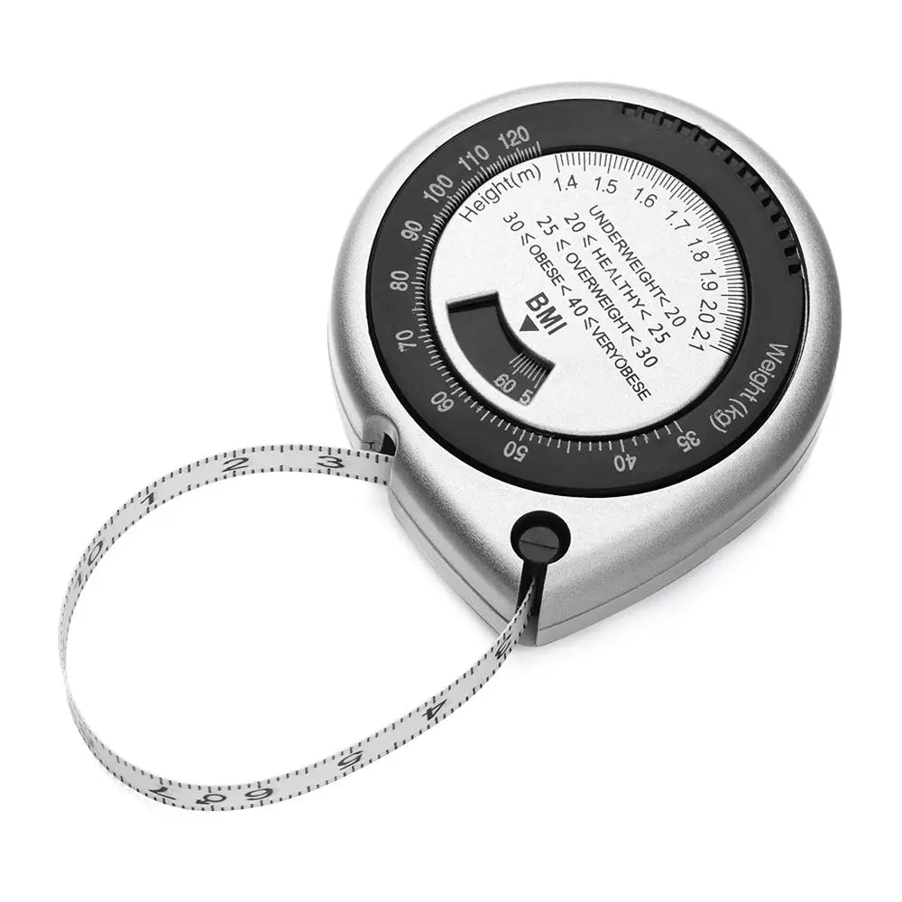 150cm Body Measuring Tape - Portable Fitness Calculator & Body Mass Measurement Ruler