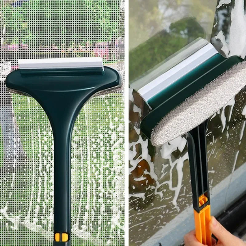 Keep Your Home Bug-Free: Multifunctional Anti-Mosquito Screen & Glass Brush - Dual-Use Household Cleaning Tool for Dry and Wet Surfaces - Effortlessly Clean Windows and Dust