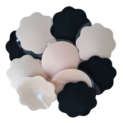 Reusable Invisible Silicone Nipple Covers – Self-Adhesive Bra Pasties Pads for Women