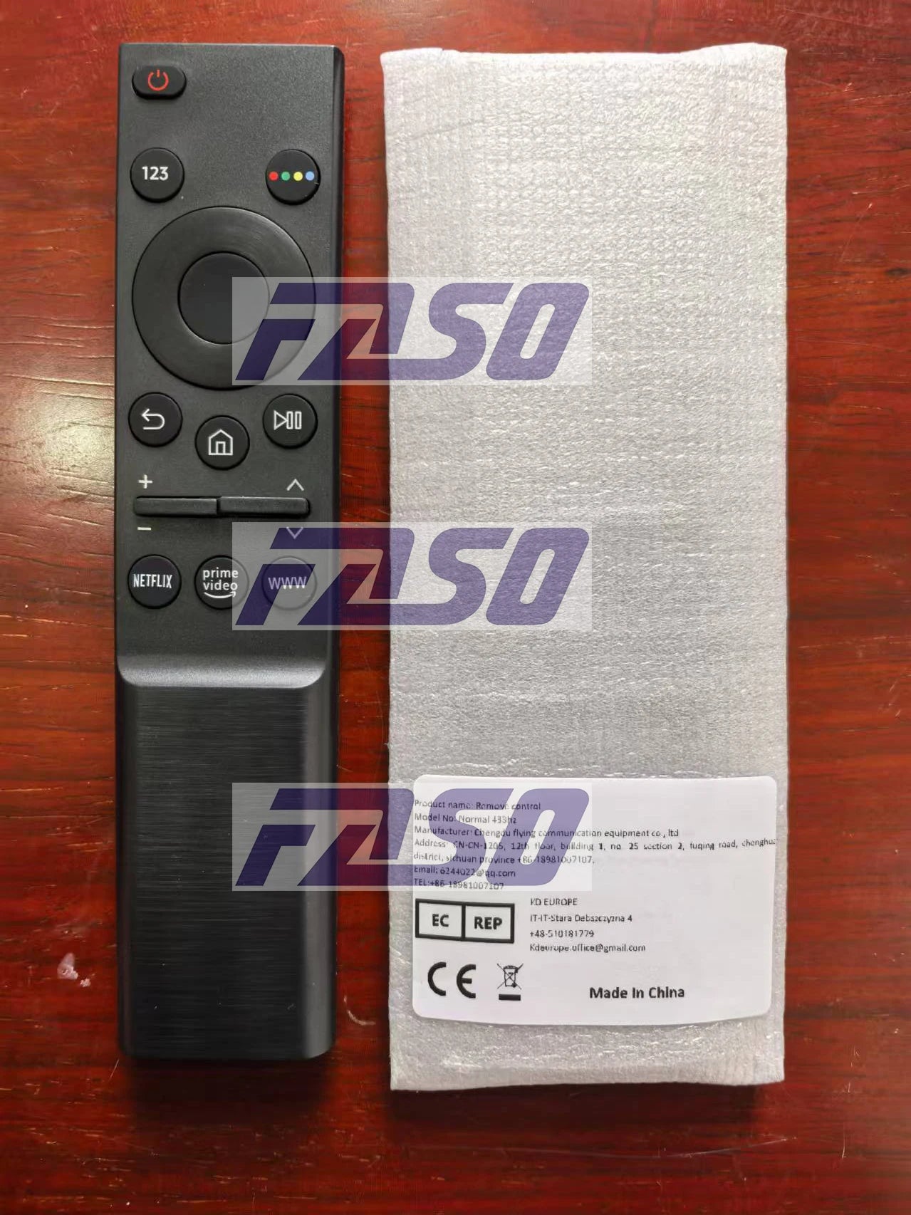 Original Remote Control BN59-01358D for Samsung 2021 Smart TVs - Compatible with UE43AU7100U, UE50AU7100U, QN85Q70AAGXZS & More
