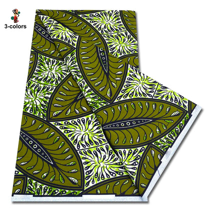 2026 Original African Wax Print Fabric - 100% Cotton Nigerian Ankara Batik Soft Pagne Material