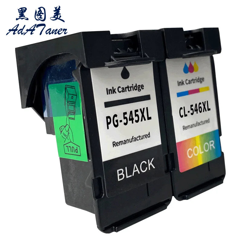 PG-545 CL-546 XL Ink Cartridge Set for Canon Pixma MG2450 MG2500 TS3350 MG2950 MG2550 MG3050 MG3051 TR4550 High Yield Compatible Printer Ink Replacement