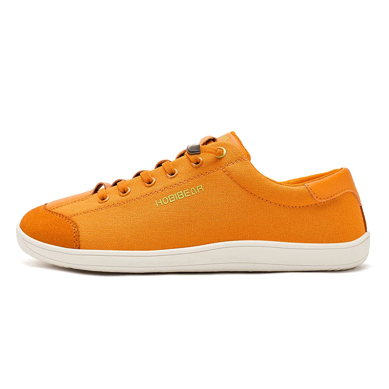 HOBIBEAR Unisex Barefoot Shoes – Zero Drop Wide Toe Casual Canvas Minimalist Walking Sneakers