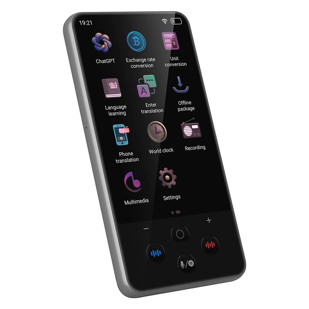 S85 Pro Language Translator Device – 138 Languages, Voice & Video Recording, Offline Translation, 8GB, 2000mAh