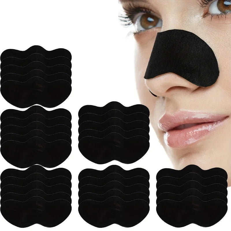 Deep Cleansing Nose Pore Strips for Blackhead Removal (10/20/50/100 PCS) – Facial Care Nose Cleaning Patches for Smooth Clear Skin