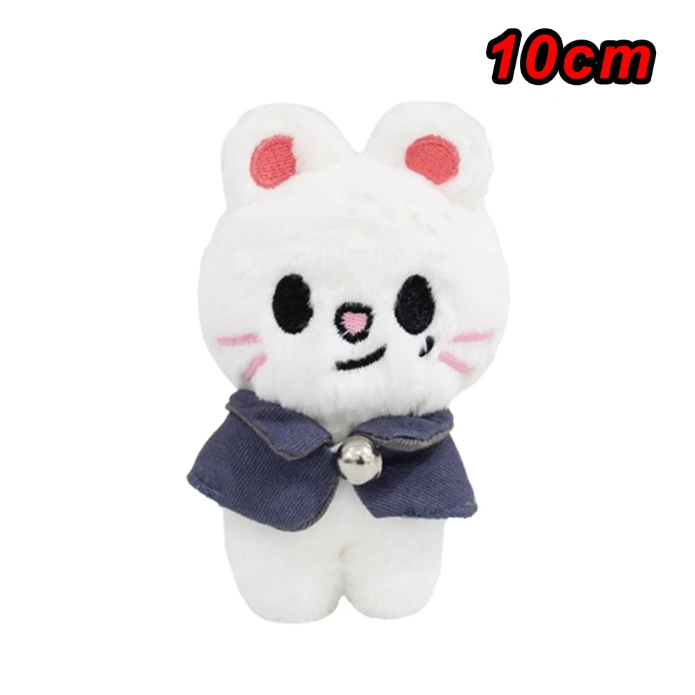 310style Skzoo Plush Pencil Case – Kawaii Kpop Stray Wolf Stuffed Animal Toy, Cartoon Plush Doll for Kids Gift