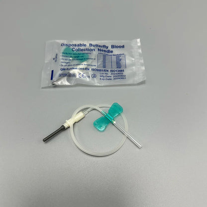 50pcs Disposable Butterfly Blood Collection Needles – Double Wing Type for Pet & Veterinary Use