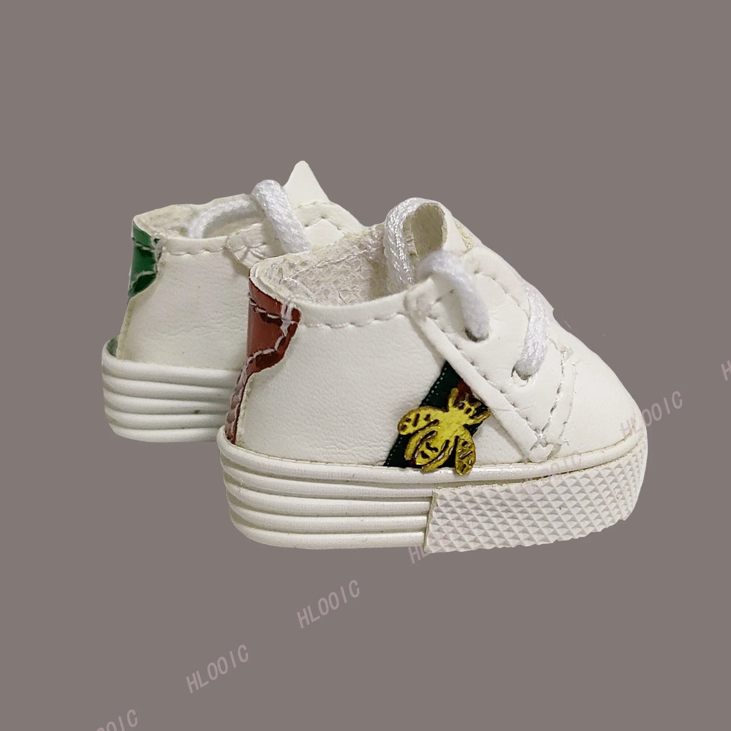 Labubu Doll Sneakers (4x1.8cm) - Shoes for 17cm Macaron Plush, 15cm EXO Cotton, & 1/6 BJD Dolls Accessories