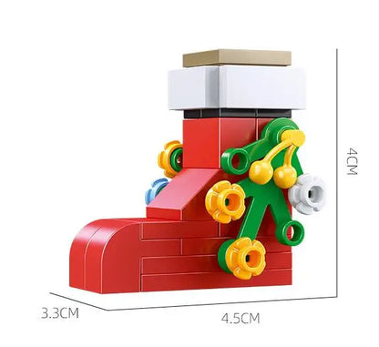 Christmas Building Blocks Toy Set – Santa Claus & Reindeer Action Figures Gift