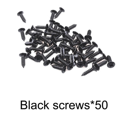 Electric Guitar Bass Pickguard Screws - 3x12mm Protective Plate Rear Cover Screws with Storage Box