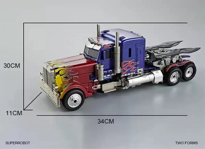 30CM Transforming Robot Toy – Optimus Prime, Bumblebee & Megatron Alloy Action Figures for Kids