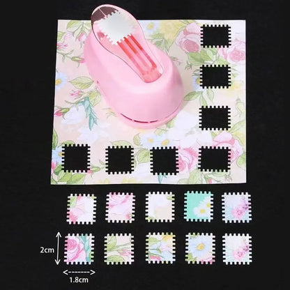 One-Piece Stamp Embossing Tool - Creative Journal Hole Punch & Handmade Scrapbooking Material Collection Accessory