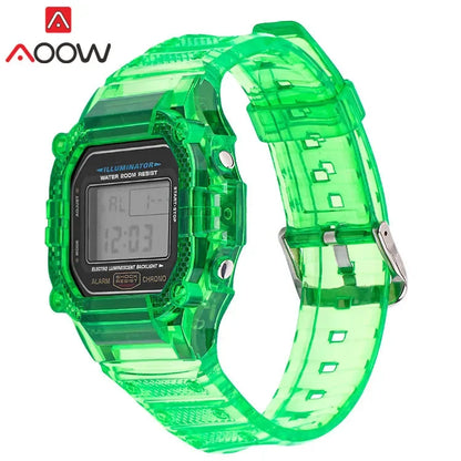 Transparent TPU Resin Watch Band and Bezel Kit for Casio G-SHOCK DW-5600 GW-M5610 GLS-5600 - Protective Replacement Strap and Case Set