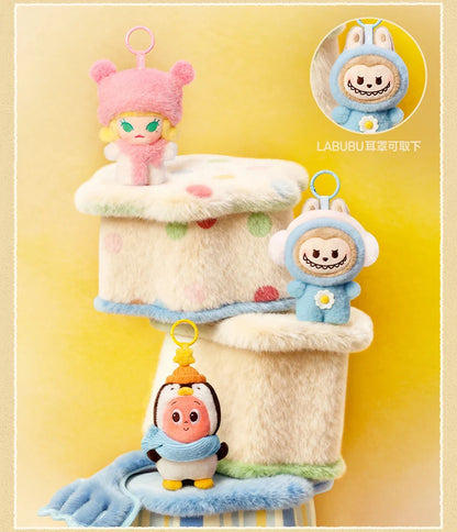 POP MART POPBEAN Fluffy Cozy Plush Pendant – Mystery Blind Box Toy Ornament