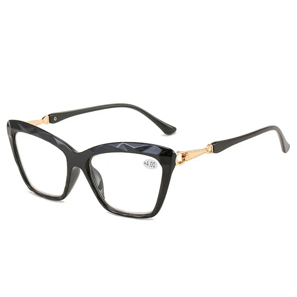 Fashion Oversized Square Reading Glasses for Men & Women – Large Frame Presbyopia Eyewear, Diopter +1.0 to +3.0