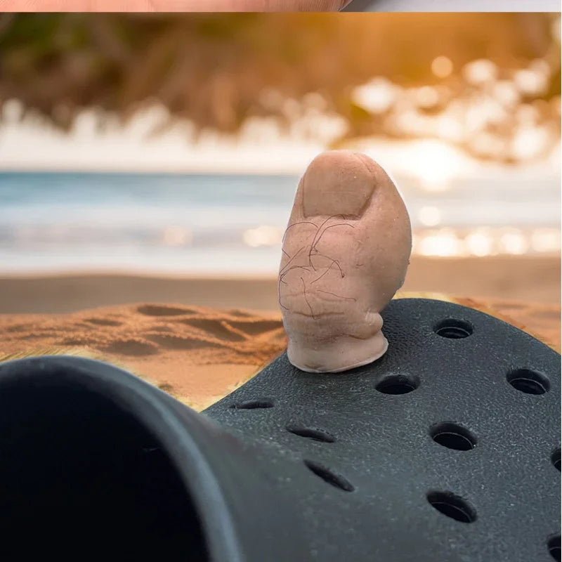 Simulated Thumb Shoe Charms – Cute DIY Designer Clogs Decorations for Kids, Boys, Girls & Women