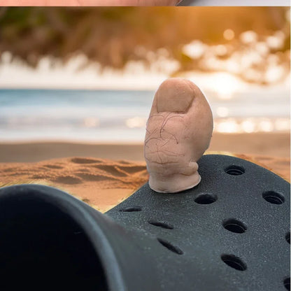 Simulated Thumb Shoe Charms – Cute DIY Designer Clogs Decorations for Kids, Boys, Girls & Women