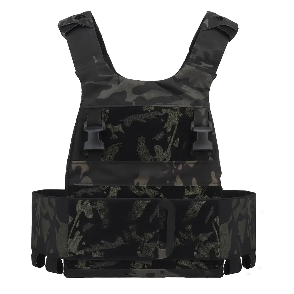 FCPC Tactical Vest Ferro – Lightweight Folding Airsoft Plate Carrier with Breathable Design, Portable Hunting Mag Pouch & Army Equipment