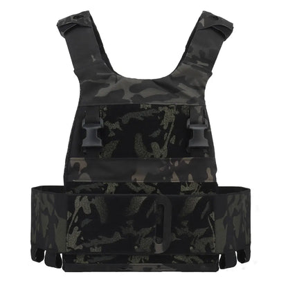 FCPC Tactical Vest Ferro – Lightweight Folding Airsoft Plate Carrier with Breathable Design, Portable Hunting Mag Pouch & Army Equipment