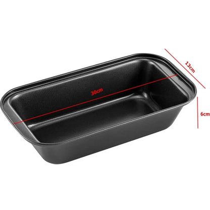 Nonstick Carbon Steel Bread Loaf Pan – Rectangle Bakeware for Toast, Brownies, and Meatloaf