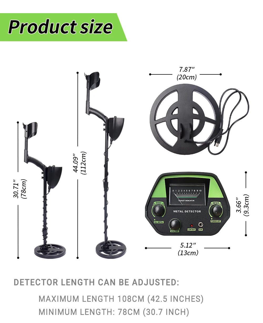 GTX5030H Underground Metal Detector – High-Sensitivity Treasure Hunter for Gold, Coins & Metals