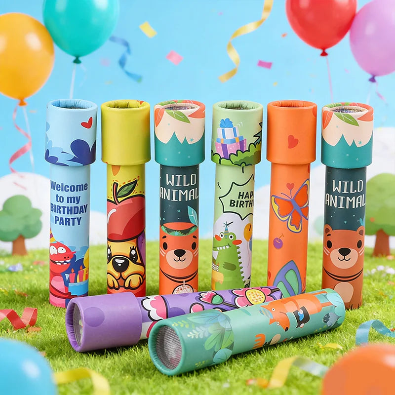 Rotating Kaleidoscope Toys for Kids – 5/10-Piece Colorful Science Party Favors, Classroom Rewards, and Pinata Fillers