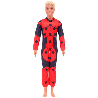 30cm Ken Doll Clothes – Pop Suit Top & Pants Outfit for Boys, Holiday Gift Doll Accessories