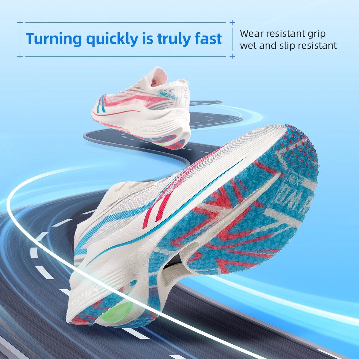 ONEMIX 2025 Carbon Plate Marathon Running Shoes - Ultralight Shock-Absorbing Sneakers with Stable Support