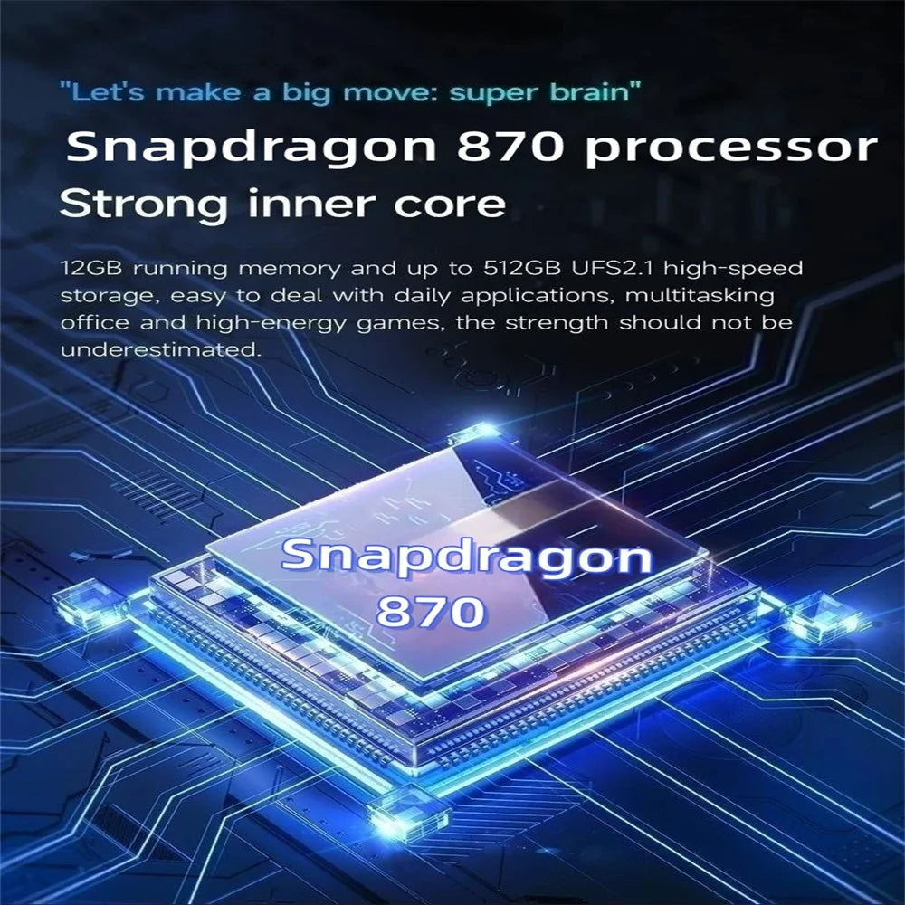 2025 15" Pro Android Tablet – Snapdragon 870, 22GB+2TB, 20000mAh, 5G Dual SIM, WiFi, HD 4K Mi Tab