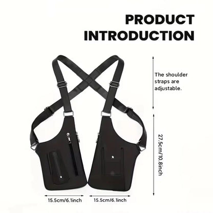 Men's Retro Underarm Bag - Multifunctional Outdoor Cycling & Hiking Shoulder Phone Bag