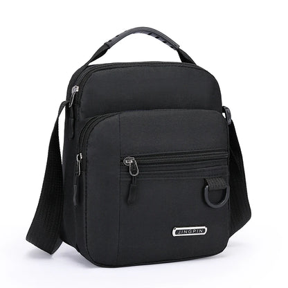 Large Capacity Men's Waterproof Shoulder Bag – Wear-Resistant Backpack with Multiple Pockets for Business