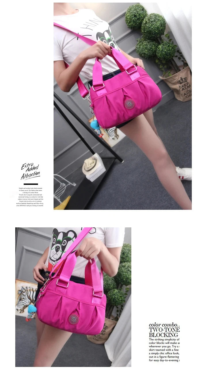 Women’s Nylon Waterproof Messenger Bag – Casual Crossbody & Shoulder Handbag, High-Quality Multifunctional Bag