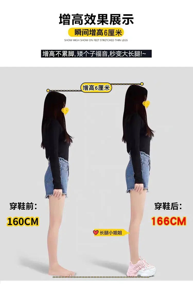 Women's Platform Sneakers - 2024 Spring Fashion Thick Sole Casual Shoes & Tennis Trainers