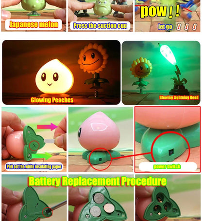 Plants vs Zombies PVZ Pea Shooter Boss Action Figure – Dave Allstar Toy Doll for Kids Gift