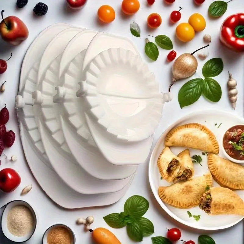 4 Size Dumpling Maker Mold DIY Pastry Press Ravioli Empanada Pierogi Wrapper Shaper Kitchen Tool