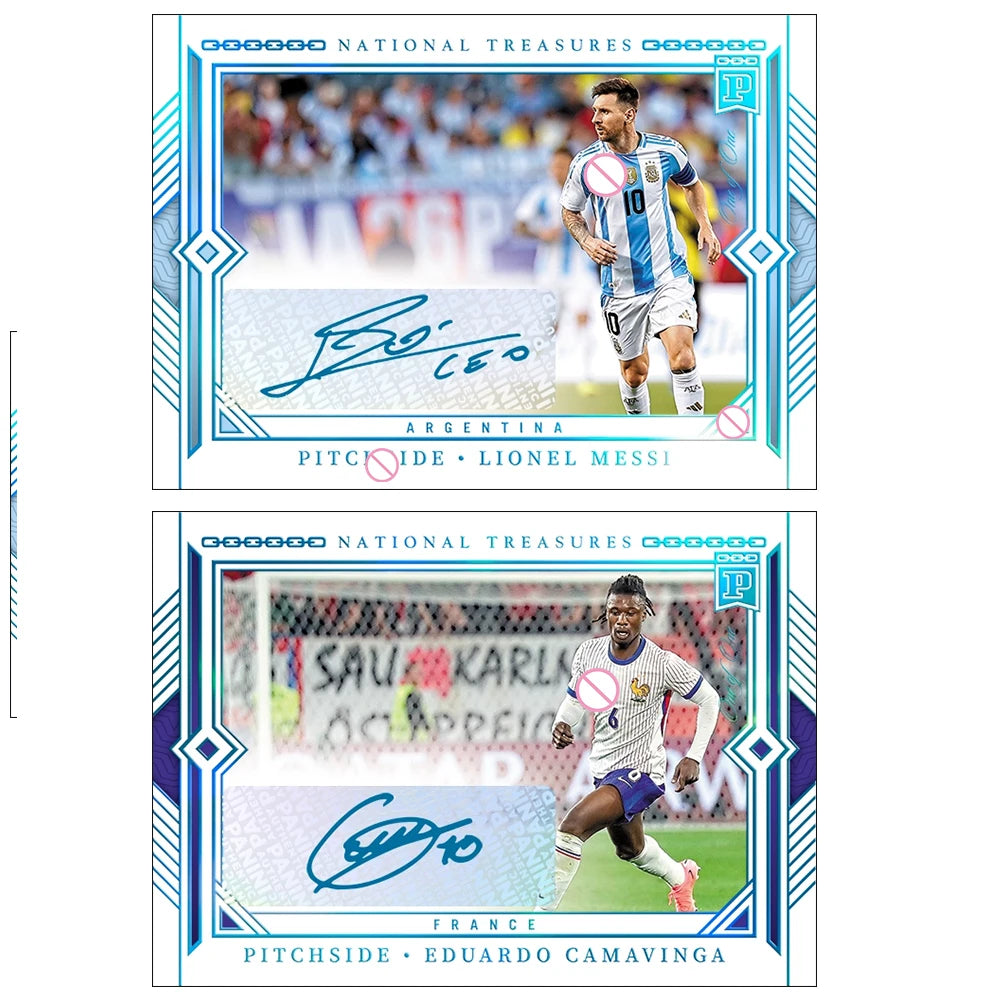 Panini DIY Star Football Card – Messi & Ronaldo Collectible, Homemade Gift for Christmas & Birthday