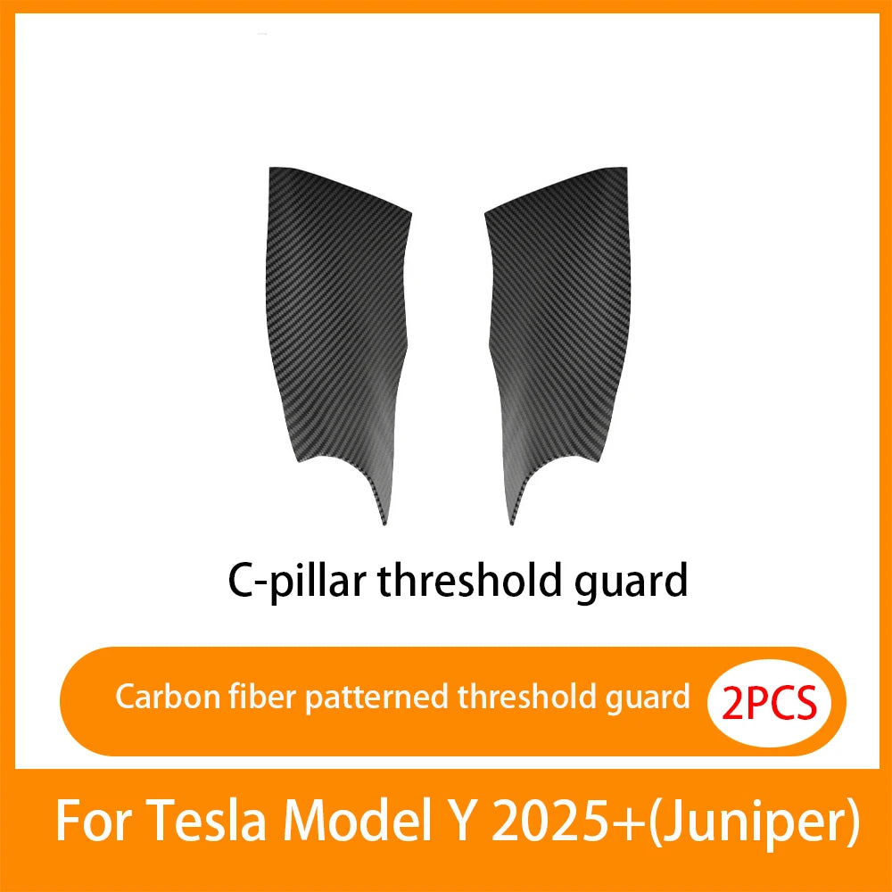 Tesla Model YL and Model Y Juniper 2025 Door Sill Guards – ABS Front and Rear Inner Threshold Protector Trim Plates
