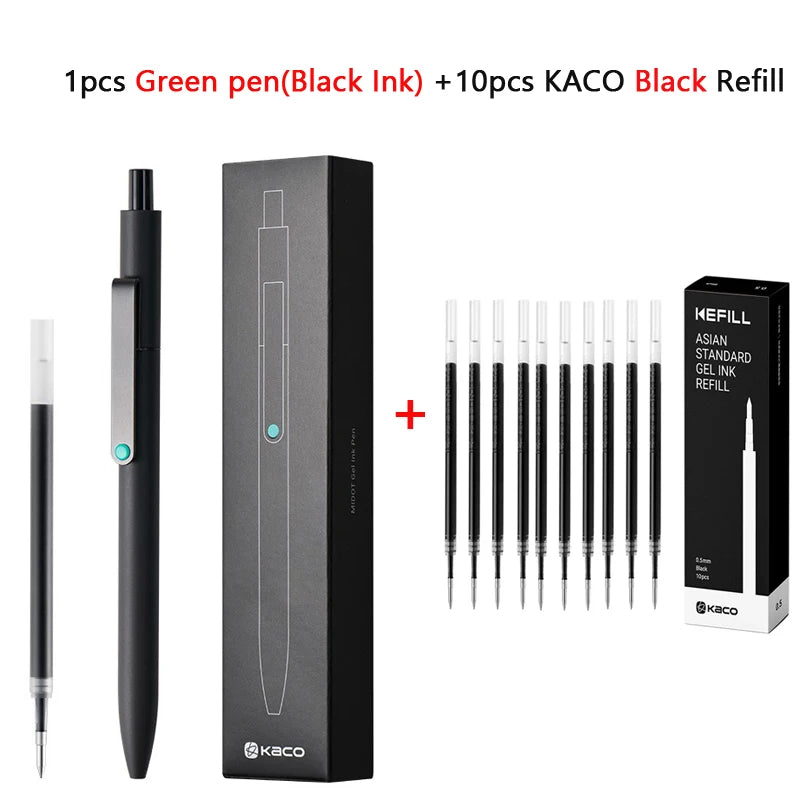 KACO 0.5mm MIDOT Gel Ink Pens – Quick-Drying, Smooth Writing, High-Volume for Exams, Grading, Homework, and Papers