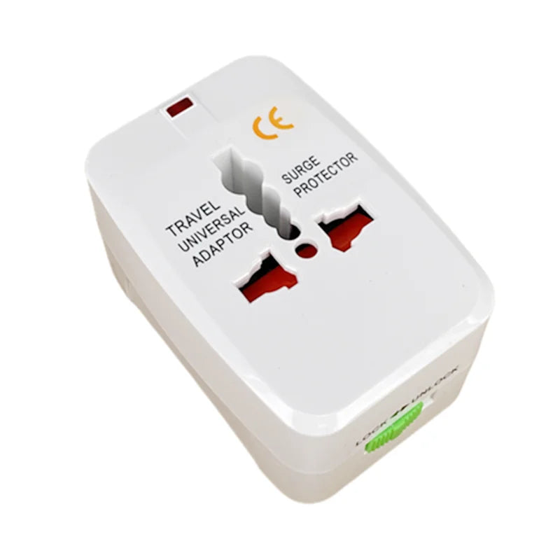 Universal Power Plug Adapter - International Travel AC Charger Converter for EU, US, AU, UK, Electrical Socket Outlet